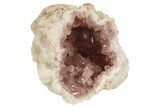 Sparkly, Pink Amethyst Geode Half - Argentina #235171-1